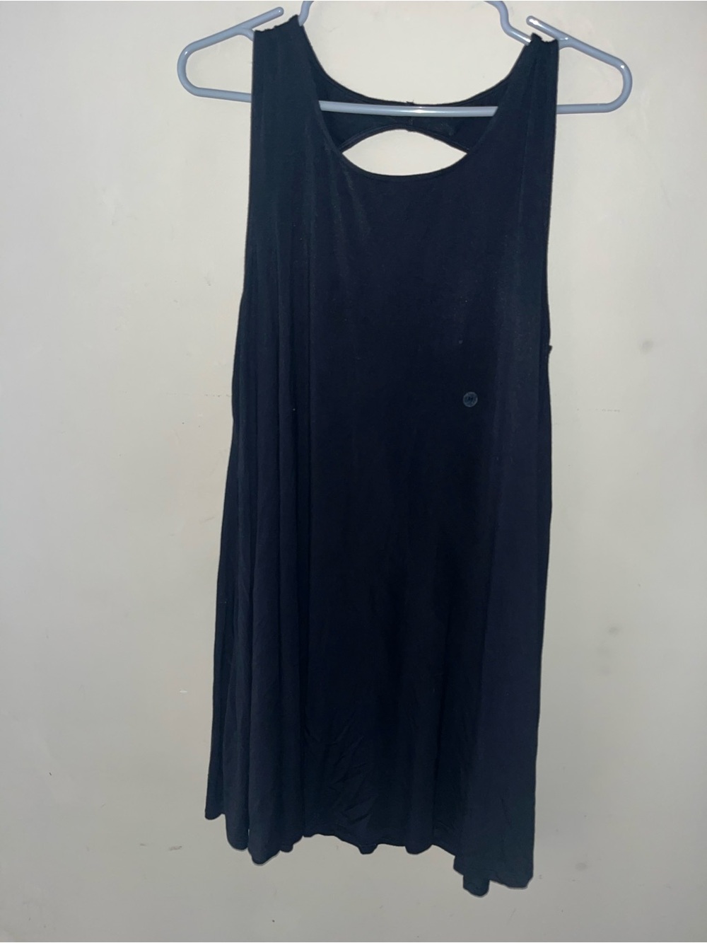 American Eagle Outfitters Black Mini Dress with Back Cutout